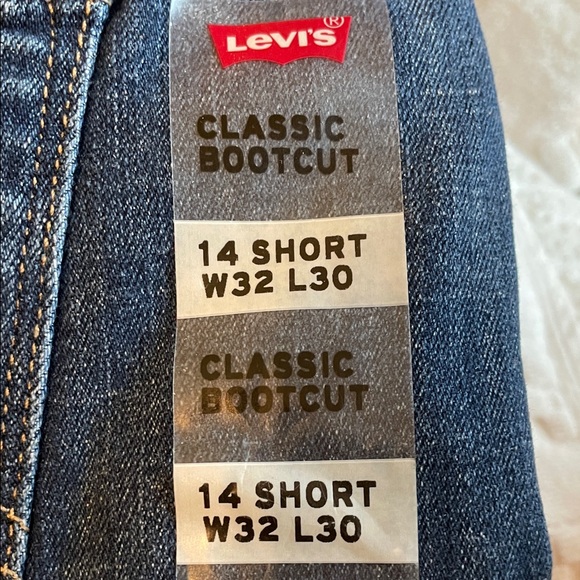 Levi's Women's Bootcut Jeans - Dark Blue 14 short - Picture 3 of 6